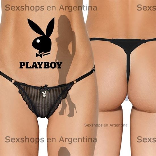 Sexy Gift Colaless string de tul con volados Negra